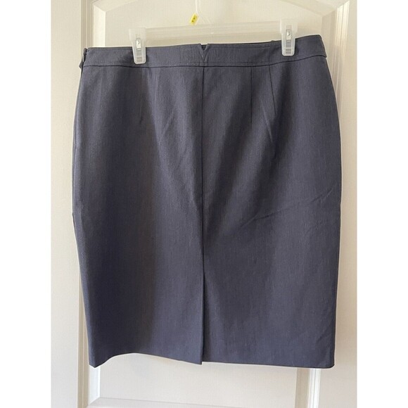 Loft Outlet Women’s Size 14 Blue A-line Straight Skirt NWT $54 - Picture 2 of 6